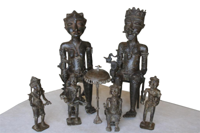 Gruppo scultoreo in bronzo